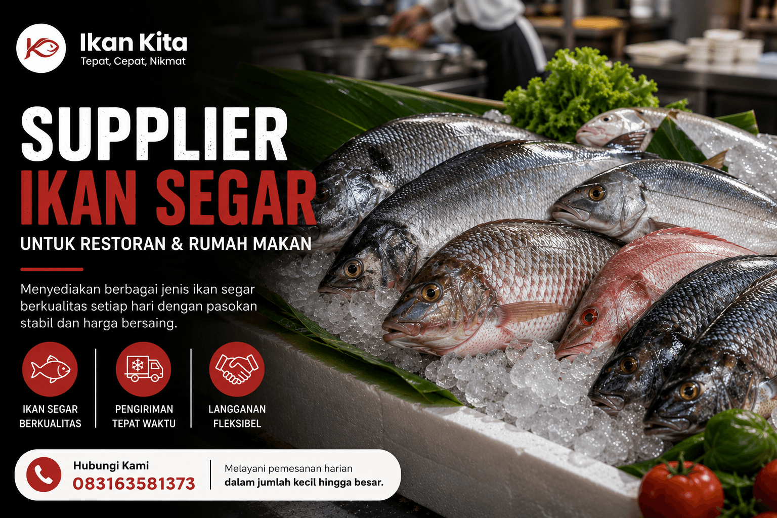 Supplier Ikan Segar untuk Rumah Makan di Cimahi